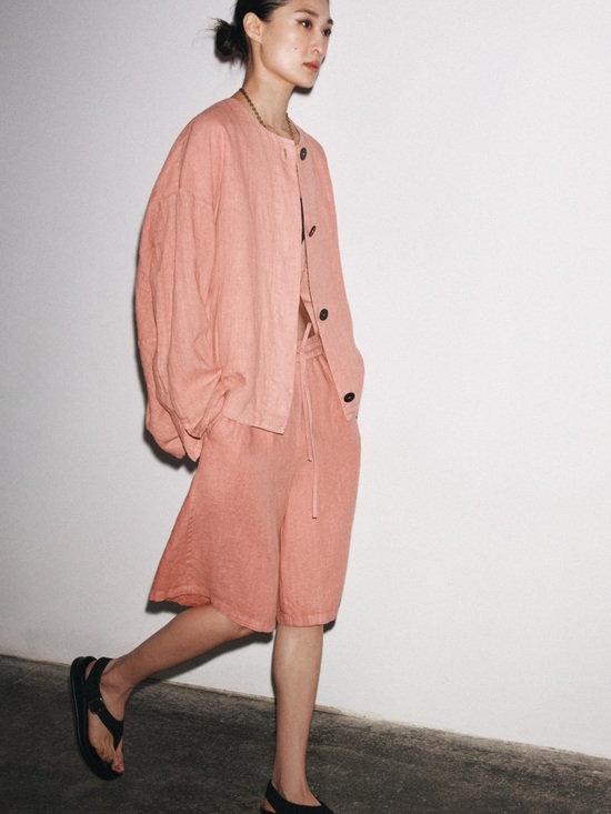 Zara Jackets & Blazers - Women’s Lightweight Dust Pink Oversided Bomber
